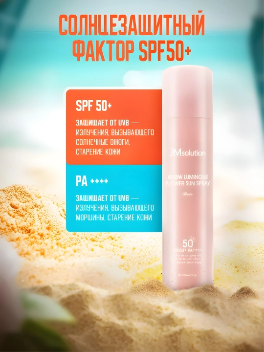 Солнцезащитный спрей JMsolution sun spray SPF50+++