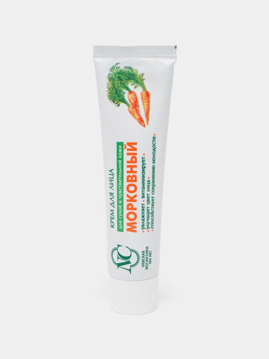 Quruq va ta'sirchan yuz terisi uchun krem - Neva Kosmetikasi sabzili, 40 ml
