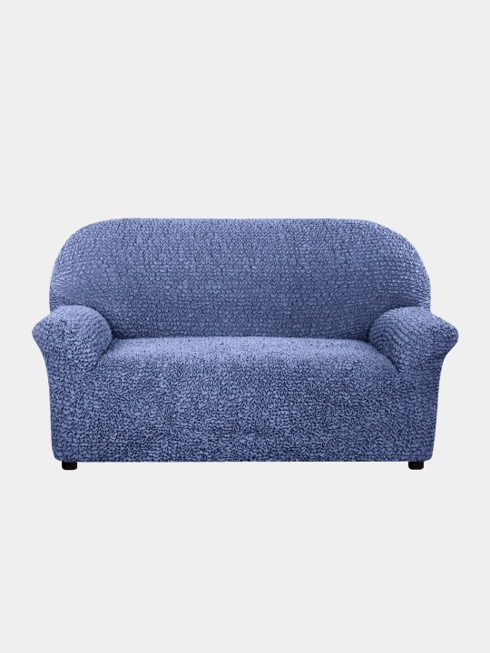 Divan uchun qo'plama Microfibra Blue, 2 o'rindiqli - 