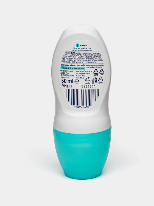Dezodorant-antiperspirant Sharikli, Himoya 5 tasi 1 da, 50 ml, Germaniya