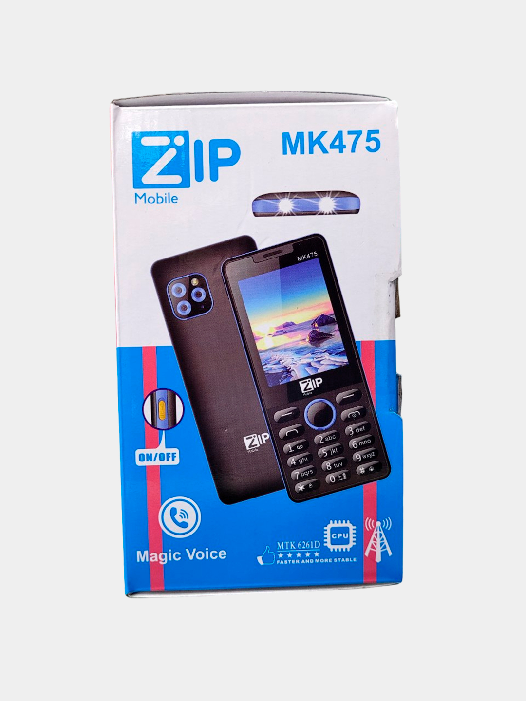 ZIP MOBILE MK475 большой экран и большие буквы подходят для пожилых людей  купить по низким ценам в интернет-магазине Uzum (1055098)