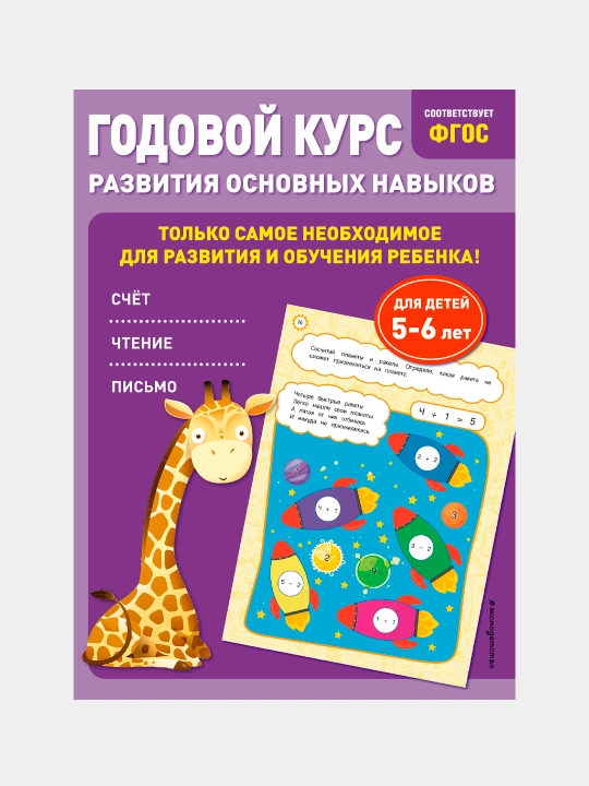 Годовой курс развития основных навыков: для детей 5-6 лет - 