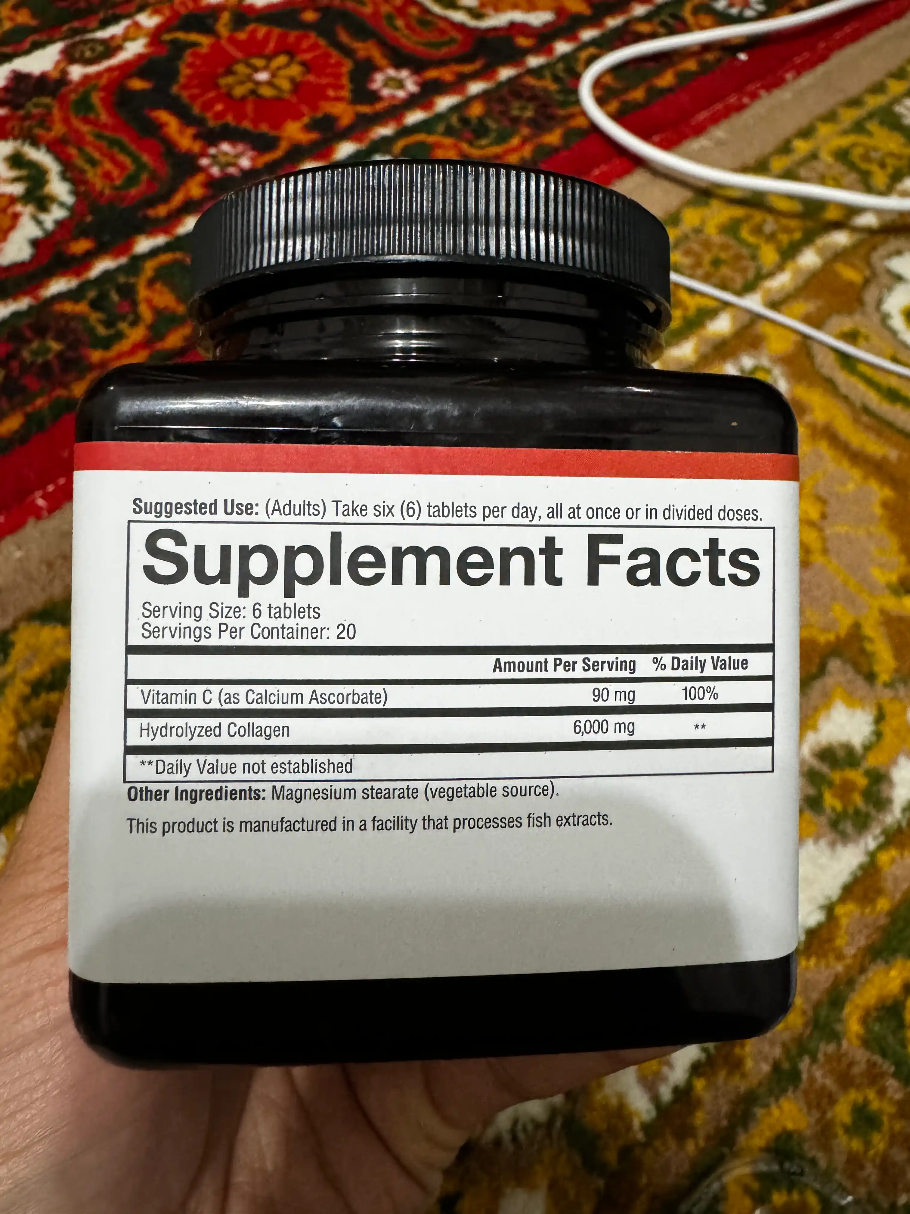 Коллаген Youtheory США таблетки с витамином C, Collagen, 1000 мг