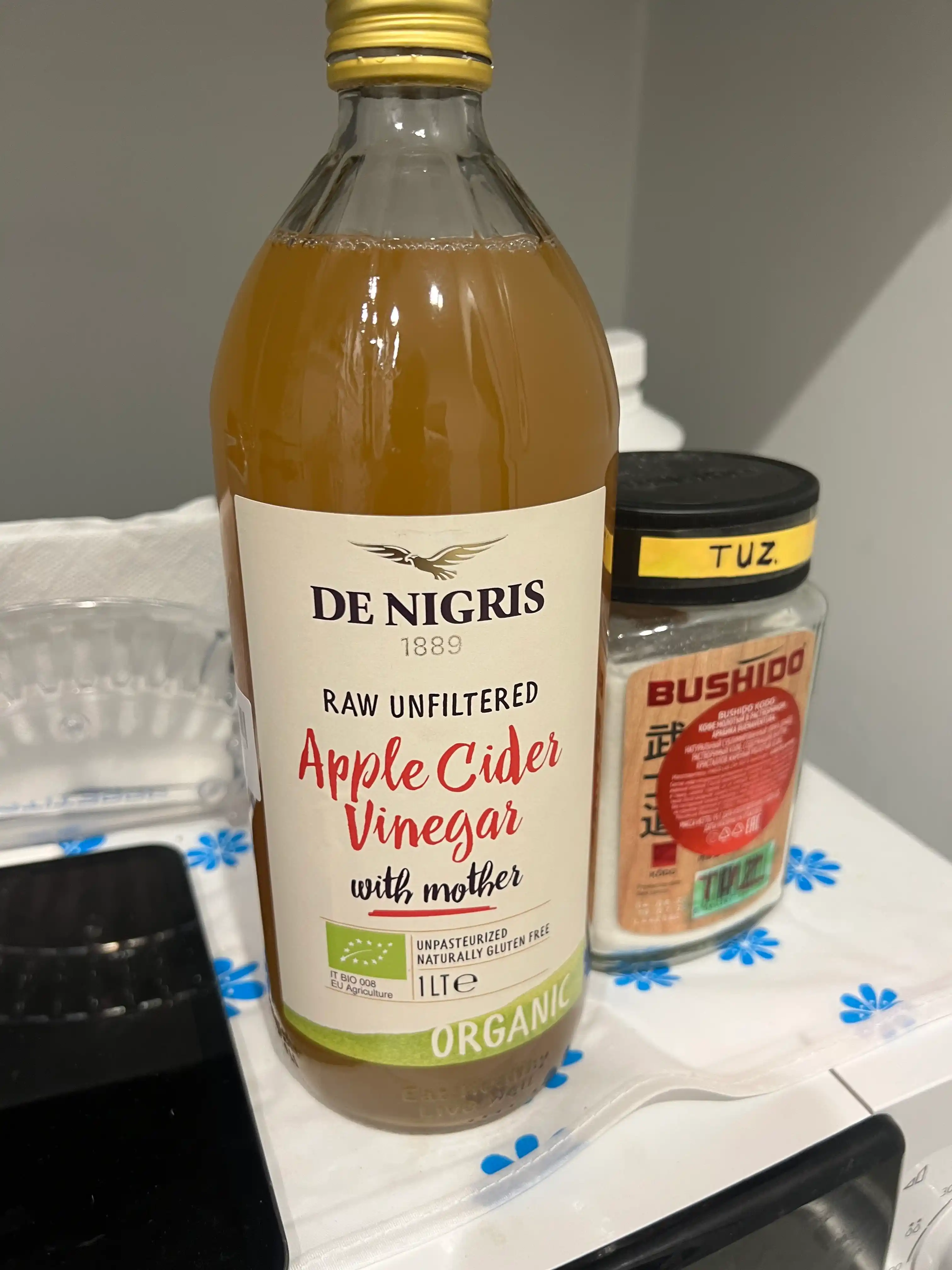 De Nigris Уксус яблочный нефильтрованный, 1 л