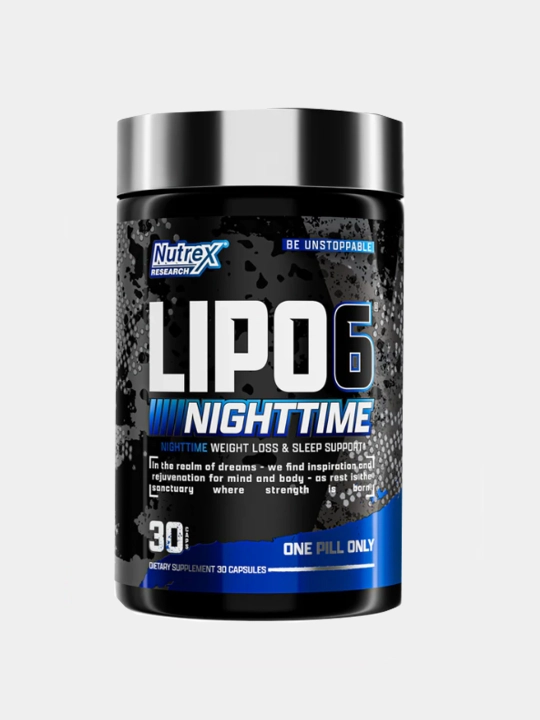Yog 'yoqish vositasi Nutrex Lipo 6 Black Nighttime, 30 kapsula - 