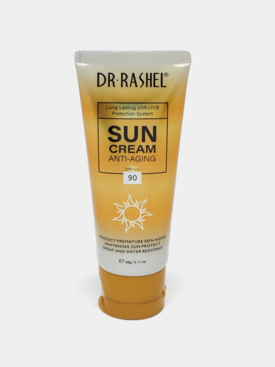 Namlantiruvchi, oqartiruvchi, qarilikga qarshi va aloe quyosh krem Dr.Rashel, SPF