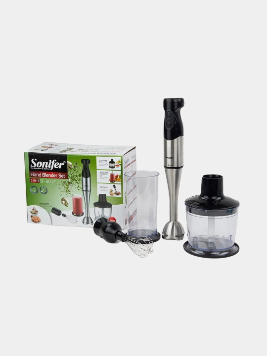 Qo'l blenderi Sonifer SF-8013 maydalagich, mikser, 4 tasi 1 da