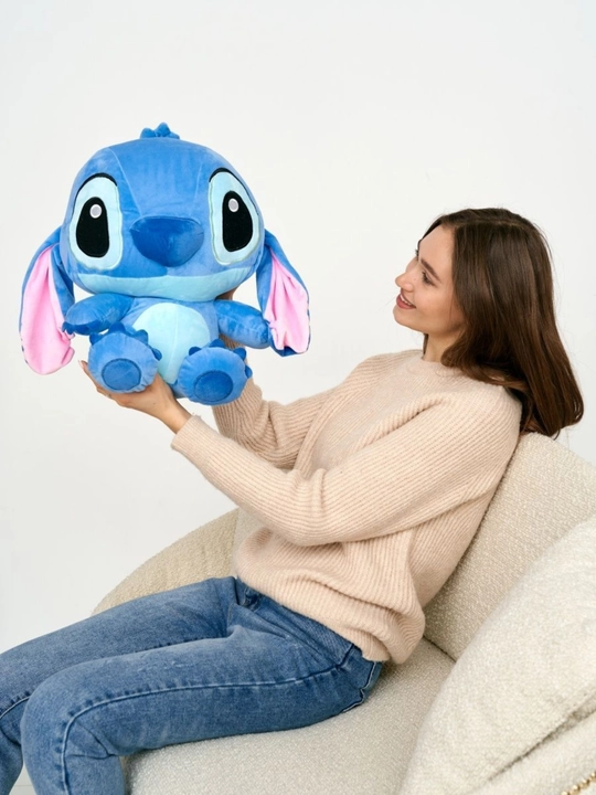 Yumshoq bolalar o‘yinchog‘i, Lilo va Stich, sovg‘a uchun, ko‘k va pushti