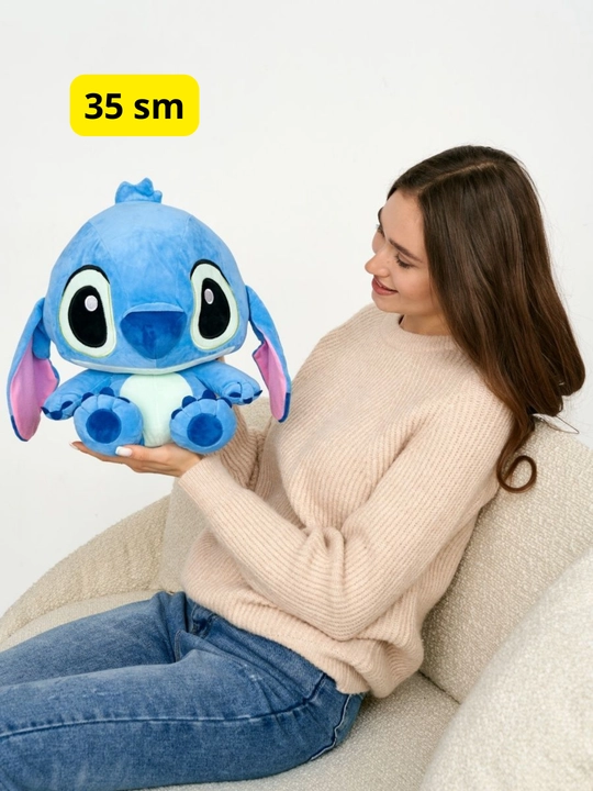 Yumshoq bolalar o‘yinchog‘i, Lilo va Stich, sovg‘a uchun, ko‘k va pushti