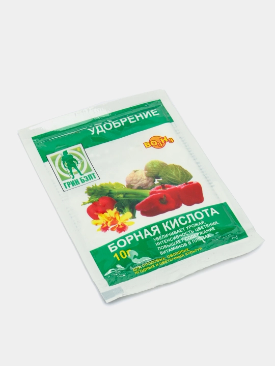 Борная кислота, микроудобрение для растений