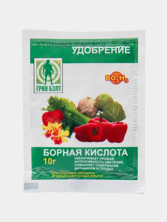 Борная кислота, микроудобрение для растений
