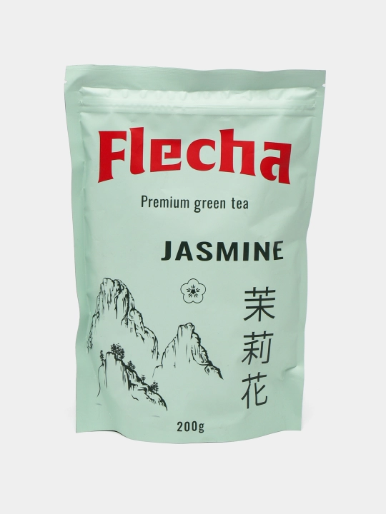 Yashil choy Flecha Jasmine, Xitoy, yirik bargli, 200 gr