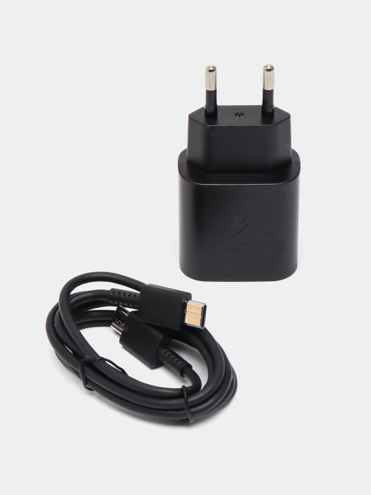 Адаптер для Samsung, зарядное устройство 25 Вт PD Fast Charger с кабелем Type-C 5A