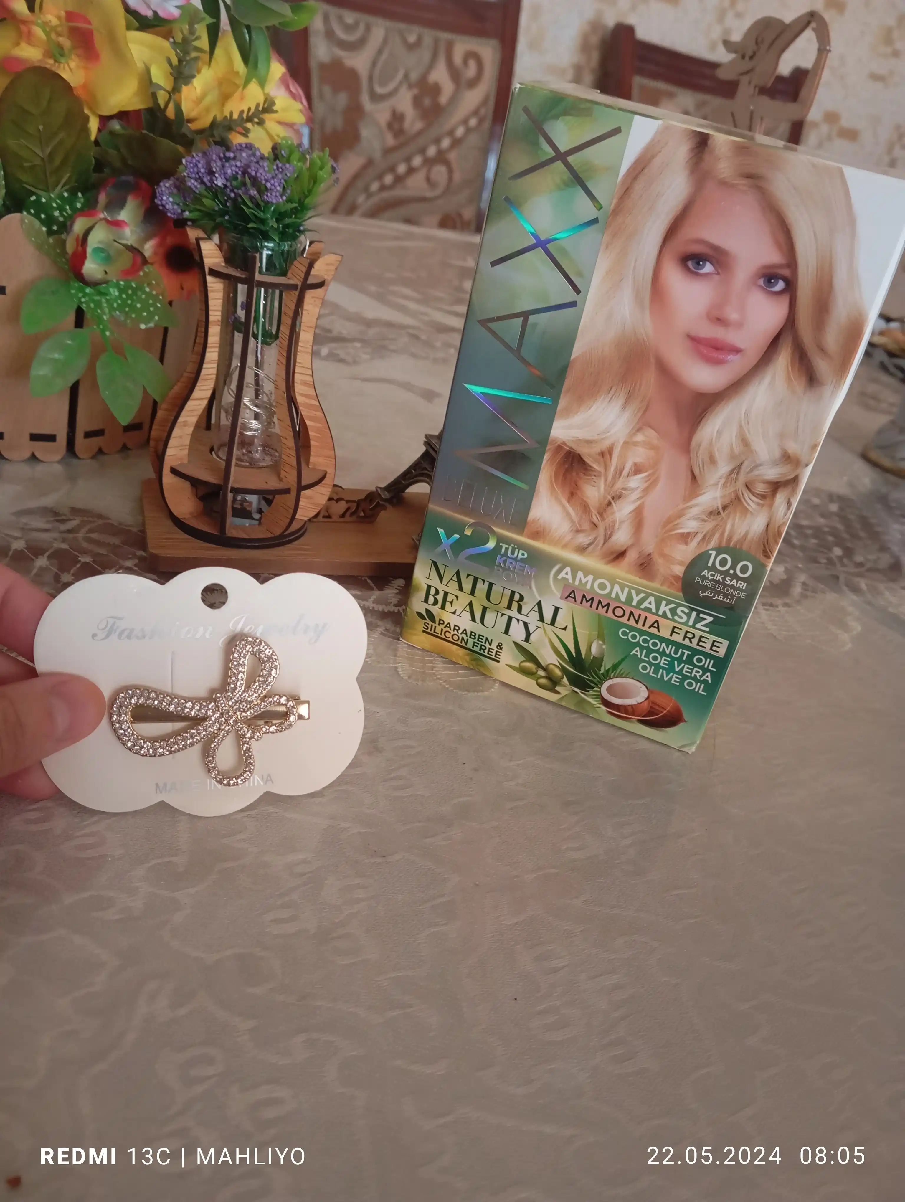 Крем-краска для волос без аммиака MAXX Deluxe Natural Beauty, безаммиачная краска