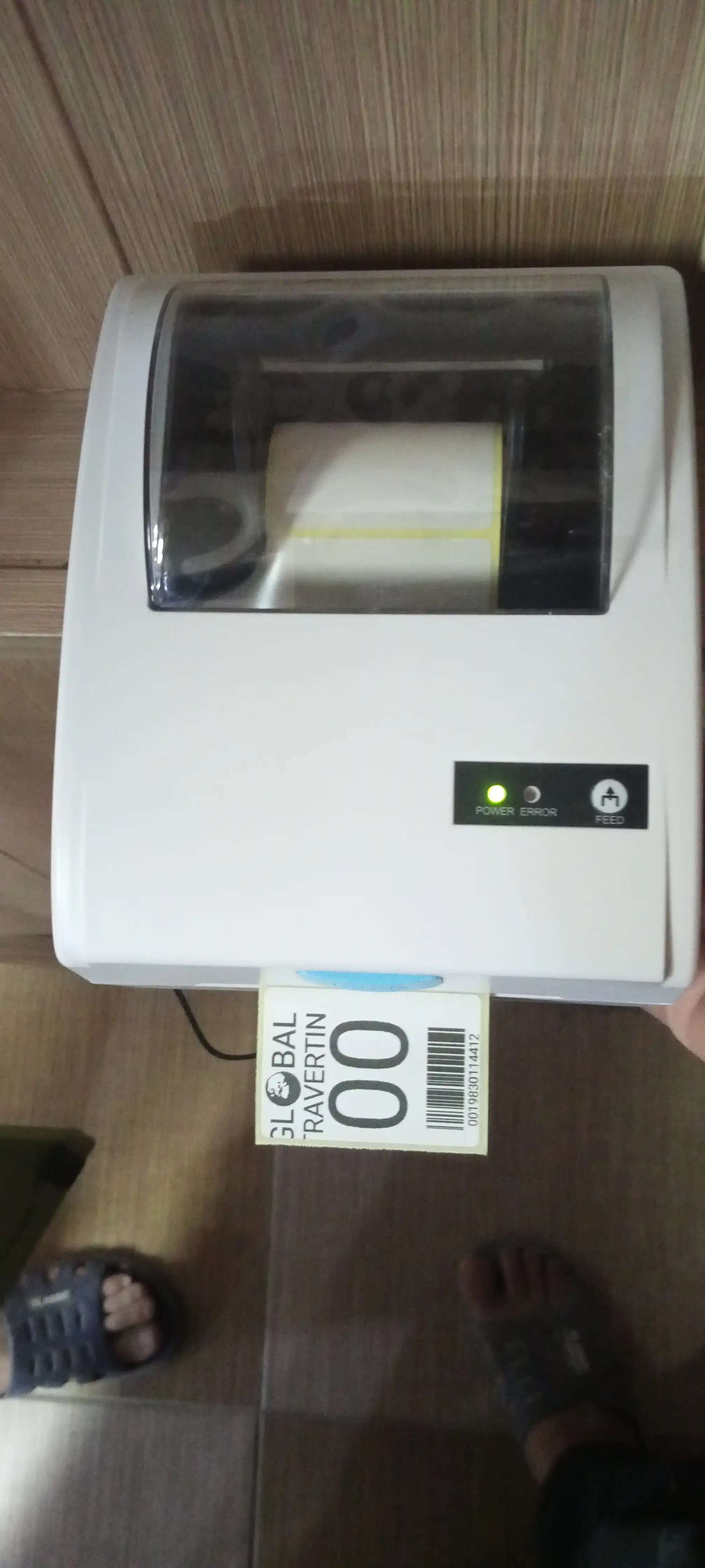 Принтер этикеток для печати наклейки и ценников, 80мм USB + Bluetooth