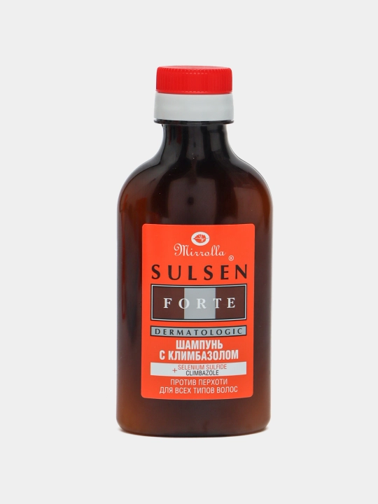 Shampun Sulsen Forte, klimbazol bilan, qazg'oqqa qarshi, 150 ml