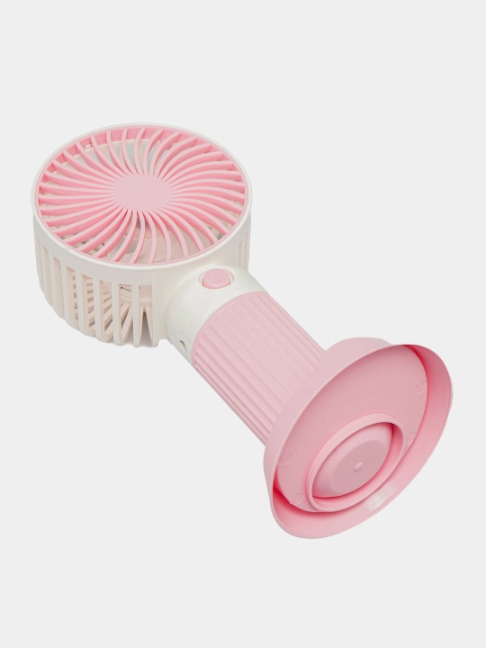 Mini qo'l ventilyatori, USB quvvatlash va stendli ish stoli konditsioneri, 2 tasi 1 da