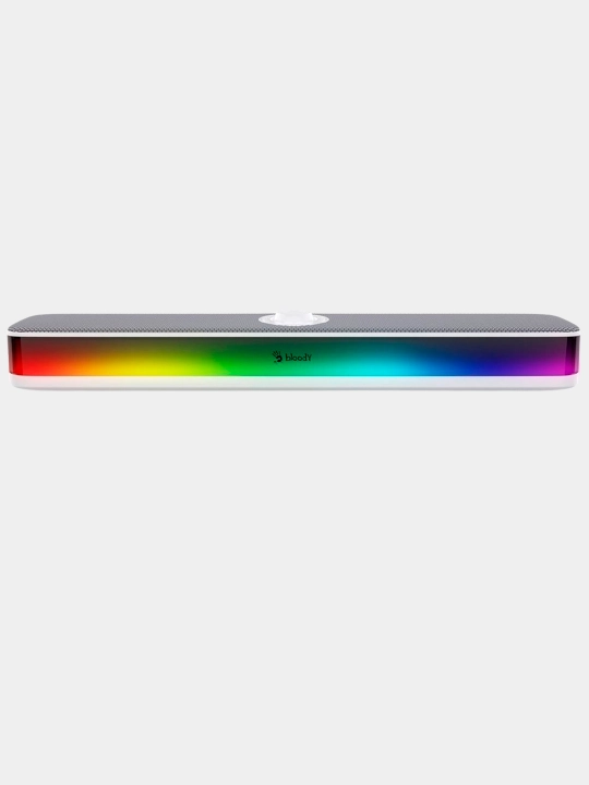 Simsiz blutuz kalonka Bloody S10 RGB 10 Vt, oq rang
