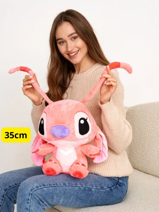 Yumshoq bolalar o‘yinchog‘i, Lilo va Stich, sovg‘a uchun, ko‘k va pushti