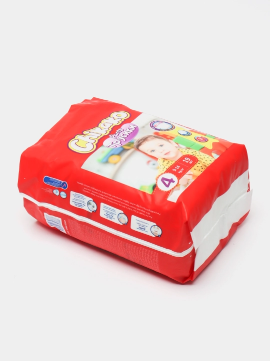 Подгузники трусики детские Chikako mini, 4 размер L, 9-14 кг, 19 шт, ультра мягкие