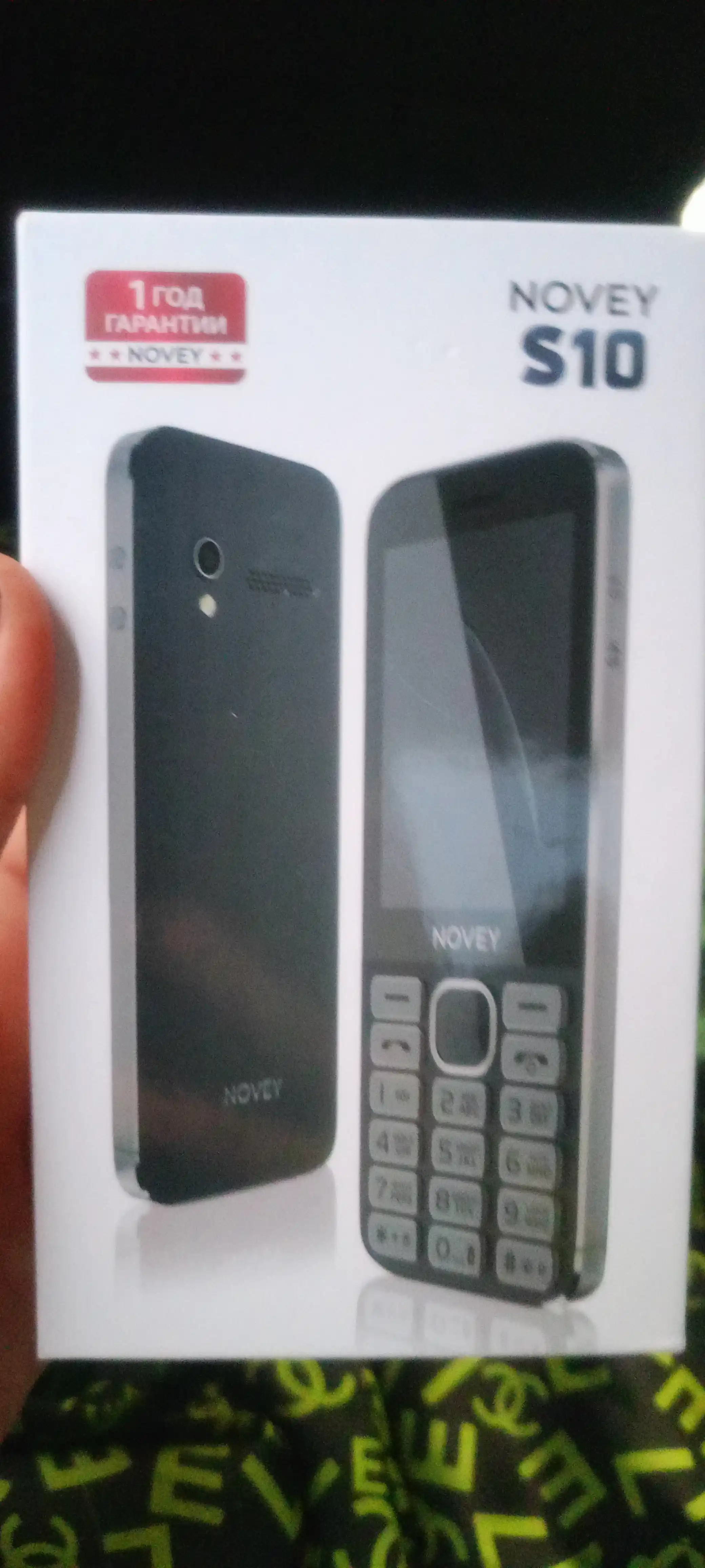 Novey S10 mobil telefon, knopkali, 2 SIM, kamera, metall korpus