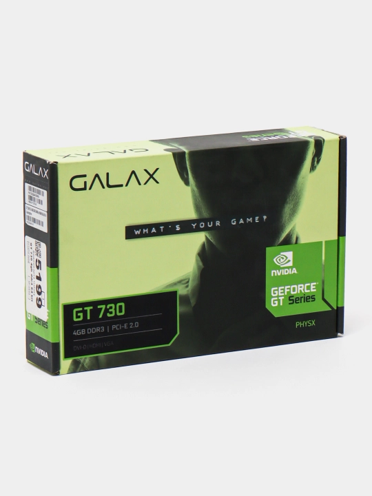 Видеокарта Galax GT730 4gb ddr3, 64 бит - 