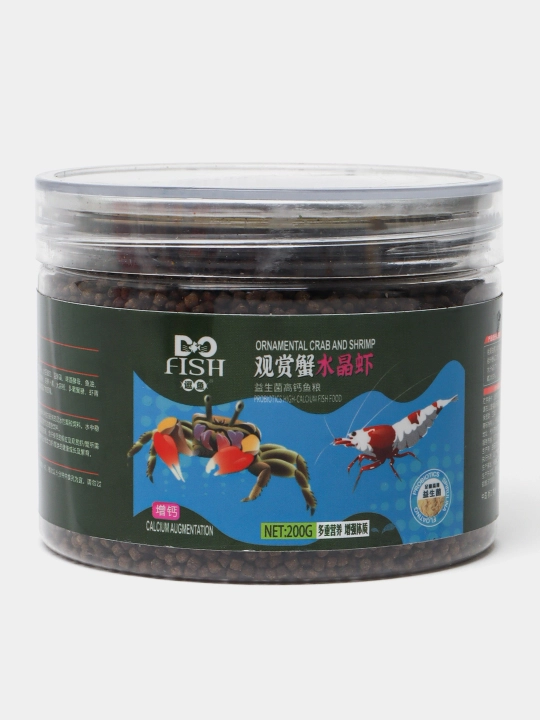 Dofish Akvarium qisqichbaqasi va qisqichbaqalar uchun oziq-ovqat, 200 gramm - 