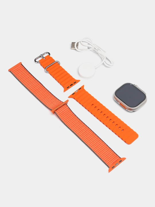 Aqlli soat Smart Watch Hi Ultra Max, 49 mm + 2 tasma - 