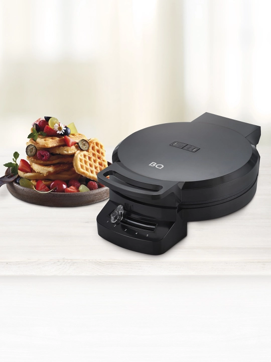 Vafelnitsa, vaflilar uchun mini-vafelnik BQ ST1001, Non-Stick PRO yonginga qarshi qoplamasi