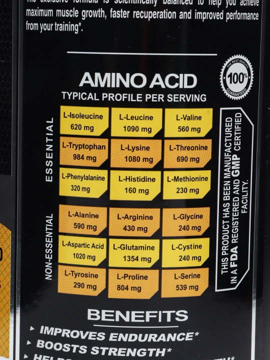 Amino APN 10000, banan, 325 tabletka