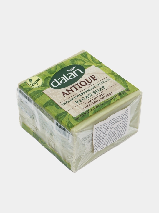 Tabiiy sovun Dalan Antique, 160 g, 3 dona to‘plam — zaytun yog‘i bilan, yashil - 