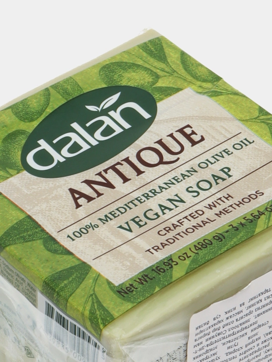 Tabiiy sovun Dalan Antique, 160 g, 3 dona to‘plam — zaytun yog‘i bilan, yashil