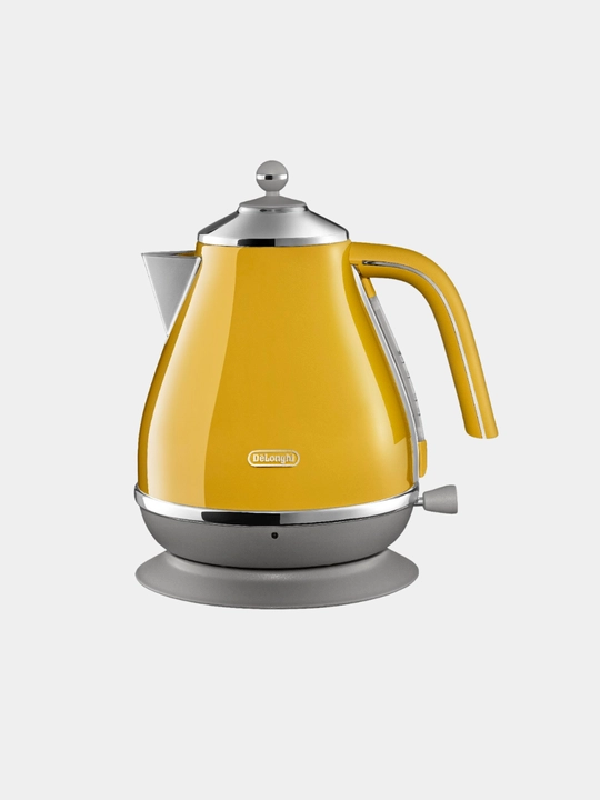 DeLonghi KBOC2001.Y Icona Capitals elektr choynagi, 1,7 l, 2000 Vt, sariq