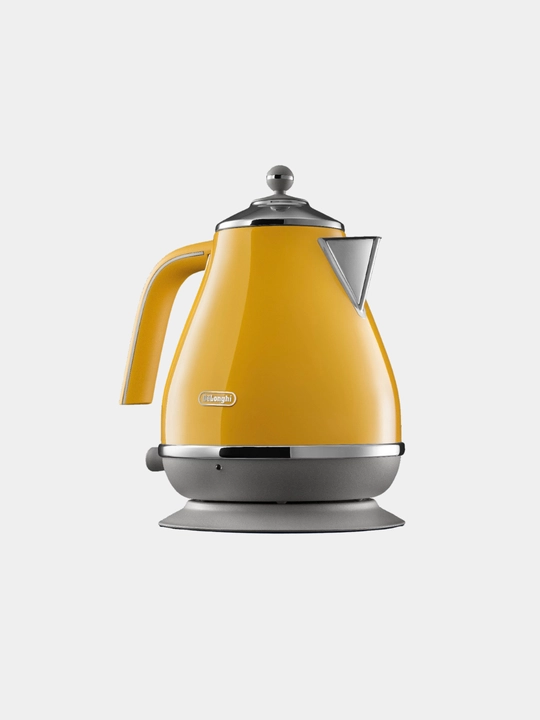 DeLonghi KBOC2001.Y Icona Capitals elektr choynagi, 1,7 l, 2000 Vt, sariq