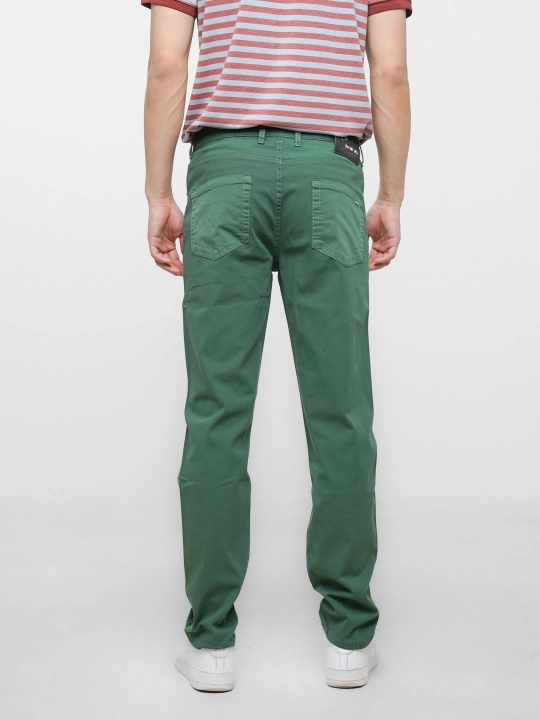 Erkaklar chino poluklassik shimi, kuz-bahor va iliq qish uchun elastanli twill shim