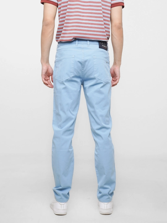 Erkaklar chino poluklassik shimi, kuz-bahor va iliq qish uchun elastanli twill shim