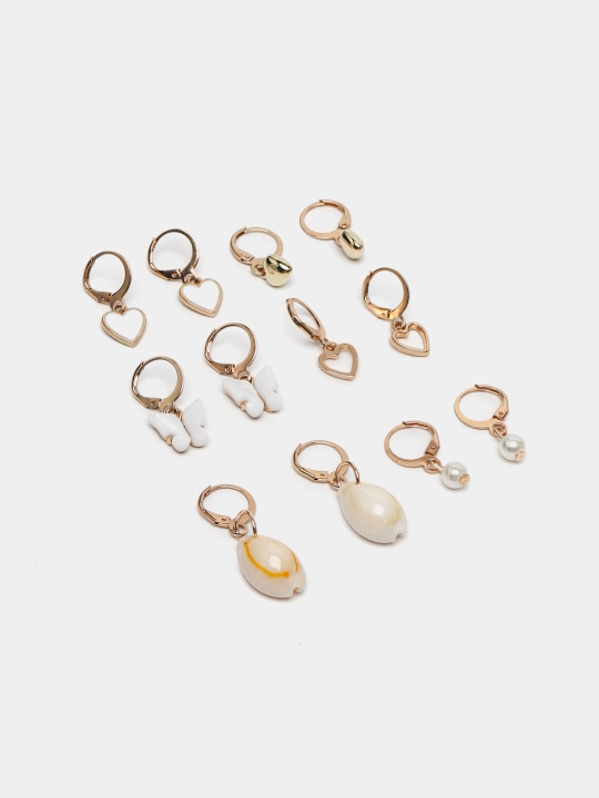 Geometrik sirg'alar to'plami, ayollar uchun, Fashion Jewelry - 