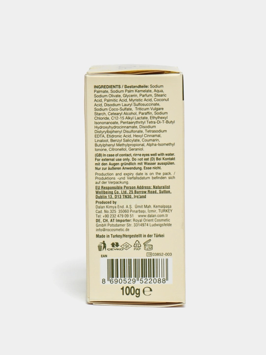 Kremli qattiq sovun Dalan d'Olive, 100 g — zaytun moyi bilan, namlovchi