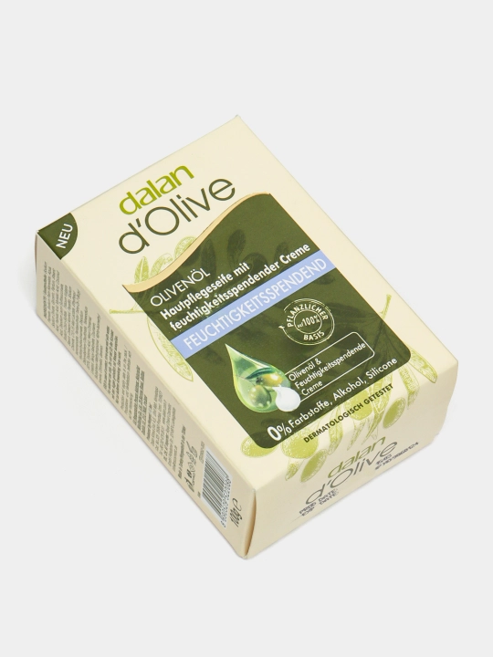 Kremli qattiq sovun Dalan d'Olive, 100 g — zaytun moyi bilan, namlovchi
