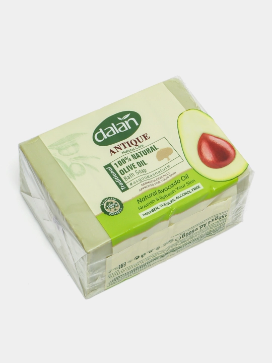 Tabiiy sovun Dalan Antique, 150 g, 4 dona to‘plam — avokado yog‘i bilan
