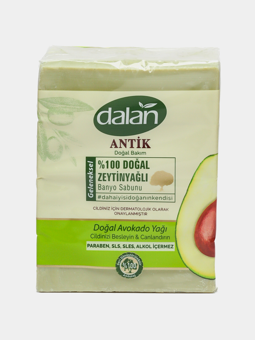 Tabiiy sovun Dalan Antique, 150 g, 4 dona to‘plam — avokado yog‘i bilan - 