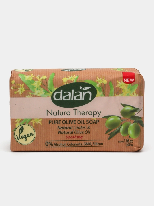 Zaytun moyli qattiq sovun Dalan Natura Therapy Antistress, 200 g — jo‘ka ekstrakti bilan - 