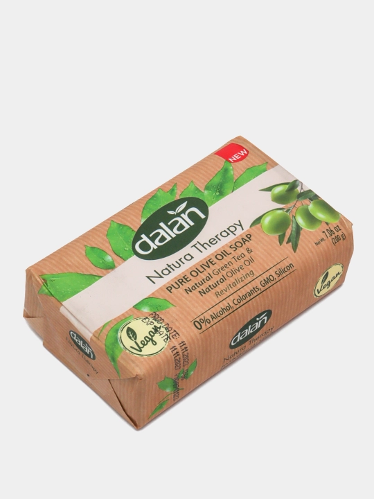 Dalan Natura Therapy zaytun bo‘lakli sovuni, 200gr. ko‘k choy ekstrakti