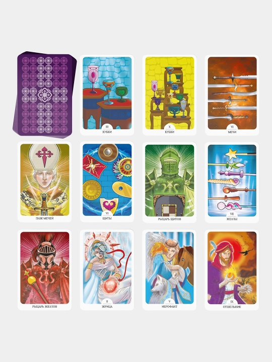 Tarot Ruhning ko'zgusi, 78 ta karta 6 * 9 sm, 16+