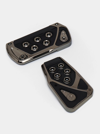 Чехлы для педалей Lacetti, Cobalt, Nexia 1-2-3, Ravon, Matiz, Spark, универсал — 1001ME-PEDAL-ХРОМ