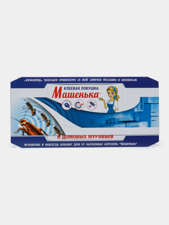 Клеевая ловушка "Машенька", 5 шт, от тараканов и муравьев, 20 г, Россия