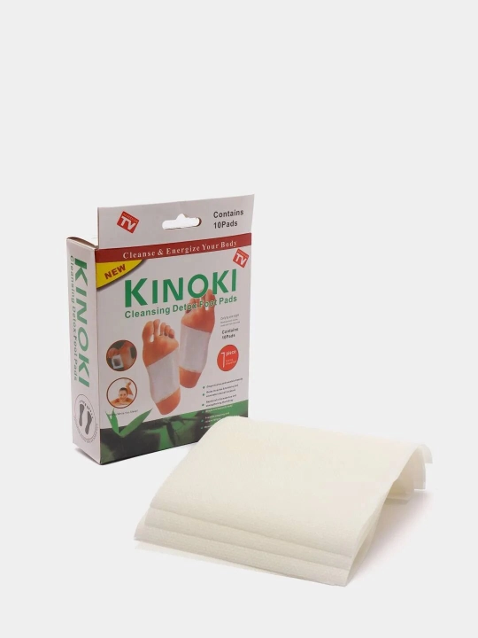 Kinoki Detox Foot Pads — детокс-пластыри для ног, 10 шт
