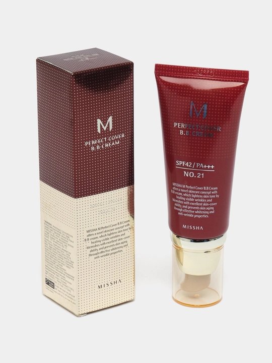 Tonal BB-yuz uchun krem Missha BB Cream, 50 ml