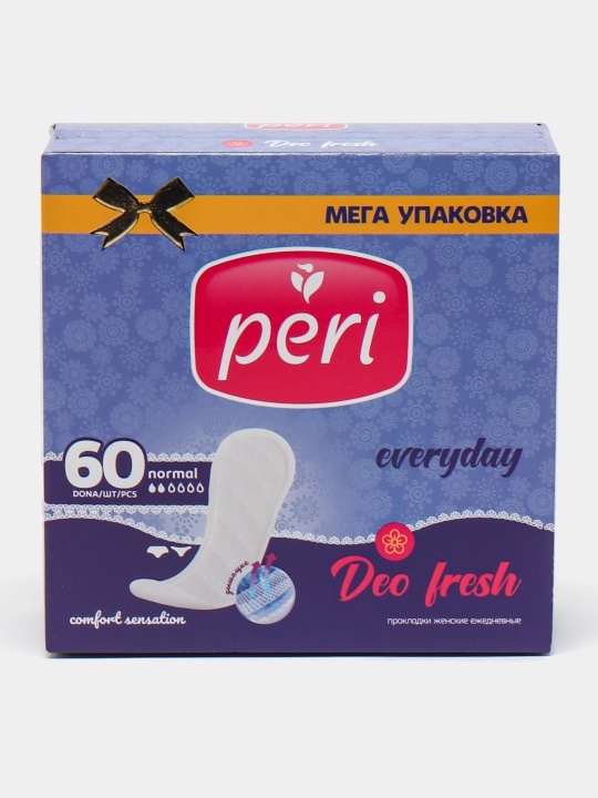 Ayollar kundalik prokladkalar Peri Deo, 60 dona