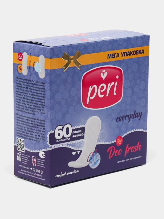Ayollar kundalik prokladkalar Peri Deo, 60 dona